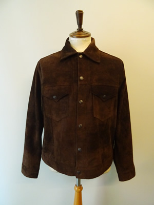 A VONTADE（アボンタージ）　TRUCKER JACKET - SUEDE