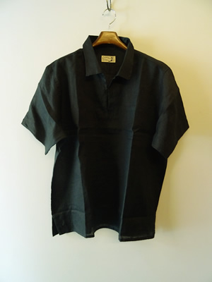 CLOVERU（クローバル）　COMFORT LINEN SKIPPER SHIRTS