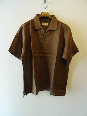 CLOVERU（クローバル）　COMFORT LINEN SKIPPER SHIRTS