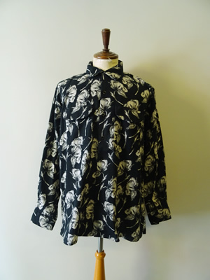 ENGINEERED GARMENTS（エンジニアードガーメンツ）　CLASSIC SHIRT - COTTON BRUSHED FLORAL PRINT