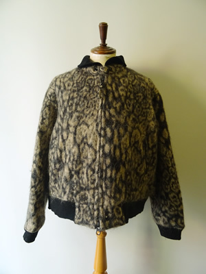ENGINEERED GARMENTS（エンジニアードガーメンツ）　LL JACKET - WOOL POLY LEOPARD JACQUARD