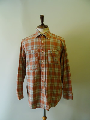 ENGINEERED GARMENTS（エンジニアードガーメンツ）　WORK SHIRT - COTTON PLAID JACQUARD