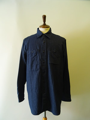 ENGINEERED GARMENTS（エンジニアードガーメンツ）　WORK SHIRT - COTTON DENIM FLANNEL