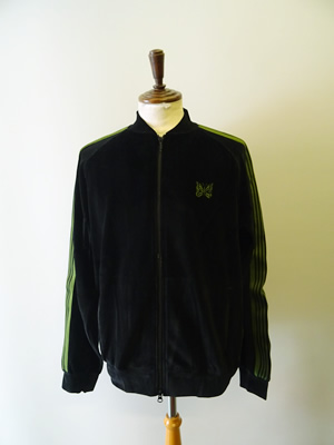 NEEDLES（ニードルズ）　RIB COLLAR TRACK JACKET - C/PE VELOUR