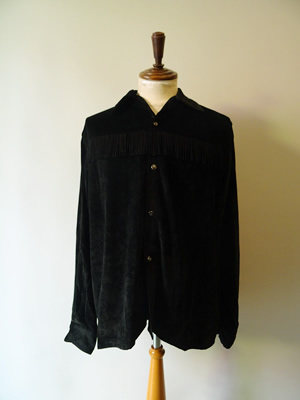 NEEDLES（ニードルズ）　FRINGE OPEN COLLAR SHIRT - RAYON CORDUROY