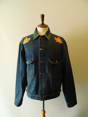 NEEDLES（ニードルズ）　PAPILLON EMB. JEAN JACKET - 12OZ DENIM