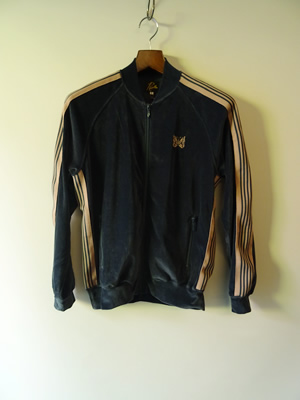 NEEDLES（ニードルズ）　RIB COLLAR TRACK JACKET - C/PE VELOUR