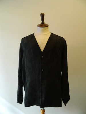 NEEDLES（ニードルズ）　V NECK SHIRT - RAYON PAISLEY JACQUARD