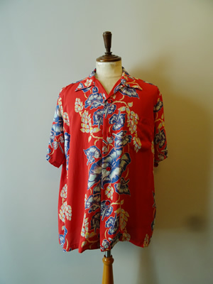 SUN SURF（サンサーフ）　SS39425 RAYON HAWAIIAN SHIRT “ISLAND FLOWER CHAIN”