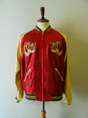 TAILOR TOYO（テーラー東洋）　MID 1950S STYLE ACETATE SOUVENIR JACKET “EAGLE” × “BLUE TIGER”
